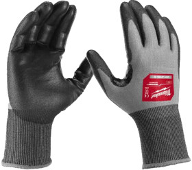Перчатки рабочие Milwaukee Hi-Dex Cut D синтетические с полиуретановым покрытием серые