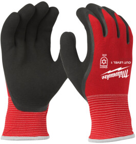 Перчатки рабочие Milwaukee Winter Cut A синтетические с нитриловым покрытием красные