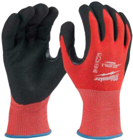 Перчатки рабочие Milwaukee SmartSwipe Cut B синтетические с нитриловым покрытием красные