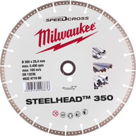 Круг відрізний Milwaukee Speedcross Steelhead  4932471988 350 мм
