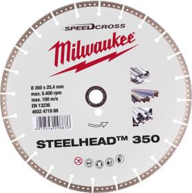 Круг отрезной Milwaukee Speedcross Steelhead  4932471988 350 мм