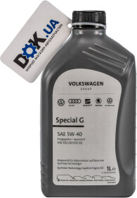 Моторное масло VAG Special G 5W-40 синтетическое