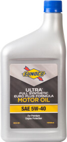 Моторна олива Sunoco Ultra Euro Plus 5W-40 синтетична