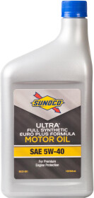 Моторное масло Sunoco Ultra Euro Plus 5W-40 синтетическое