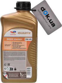 Моторное масло Total Quartz 9000 Energy 5W-40 синтетическое