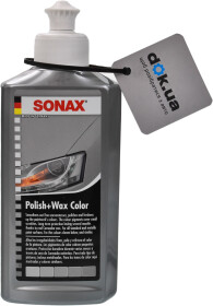 Цветной полироль для кузова Sonax Polish &amp; Wax Color NanoPro серый
