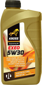 Моторное масло KROSS Exeo DPF 5W-30 синтетическое