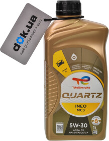 Моторное масло Total Quartz Ineo MC3 5W-30 синтетическое