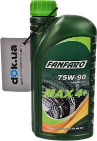 Трансмісійна олива Fanfaro Max 4+ GL-4+ 75W-90 синтетична
