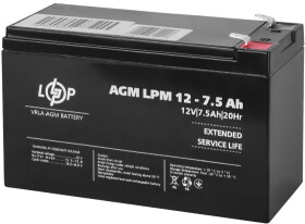 Акумулятор для ДБЖ LogicPower LP3864 12 V 7.5 Аг