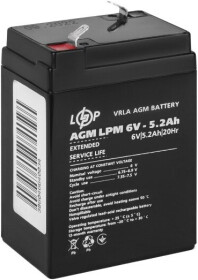 Акумулятор для ДБЖ LogicPower LPM LP4158 LP4158 5.2 Аг 6 В