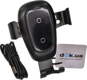 Тримач для телефона Baseus Metal Wireless Gravity WXYL-BOA