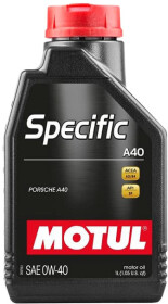 Моторное масло Motul Specific A40 0W-40 синтетическое