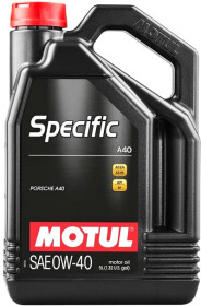 Моторное масло Motul Specific A40 0W-40 синтетическое