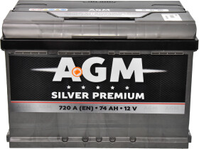 Акумулятор AGM 6 CT-74-R Silver Premium AKBLU1055