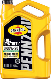 Моторное масло Pennzoil Full Synthetic 0W-20 синтетическое