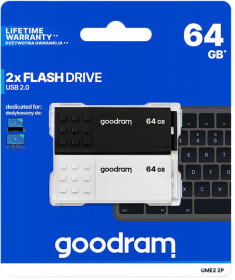 Флешка Goodram UME2 Mix (2 шт) 64 ГБ