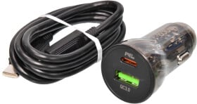 USB зарядка в авто Hoco Z47A Transparent Discovery Edition 6931474782311