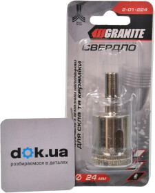 Свердло Granite трубчасте по плитці та склу 201224 24 мм