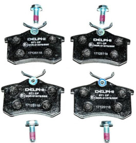 Тормозные колодки Delphi LP571