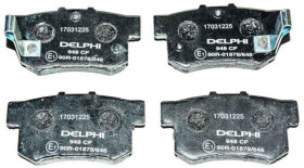Тормозные колодки Delphi LP948
