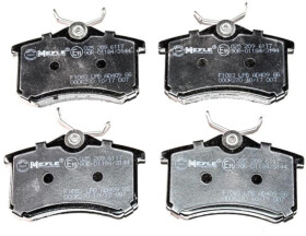 Тормозные колодки Meyle 025 209 6117