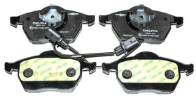 Тормозные колодки Delphi LP1672