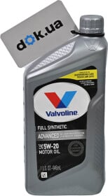 Моторное масло Valvoline Advanced Full Synthetic 5W-20 синтетическое