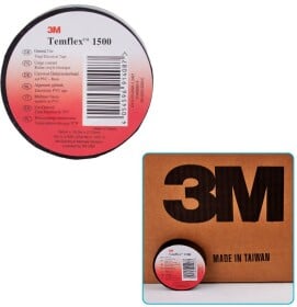 Изолента 3M 1500 00000063659 черный 19 мм  x 20 м