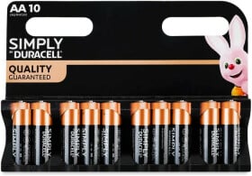 Батарейка Duracell Simply LR6MN15007 AA (пальчиковая) 1,5 V 10 шт