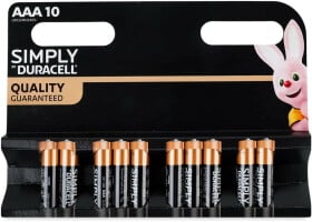 Батарейка Duracell Simply LR03MN24007 AAA (мизинчиковая) 1,5 V 10 шт