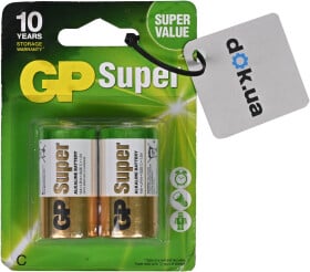 Батарейка GP Super Alkaline 4891199000010 LR14 1,5 V 2 шт