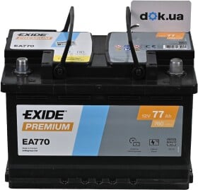 Акумулятор Exide 6 CT-77-R Premium EA770