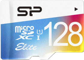 Карта пам’яті Silicon Power Elite Color microSDXC 128 ГБ з SD-адаптером