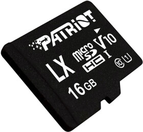 Карта памяти Patriot LX Series microSDHC 16 ГБ