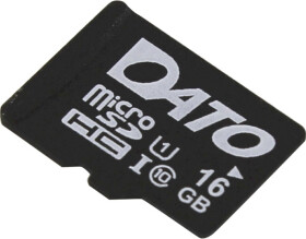 Карта памяти Dato microSDHC 16 ГБ с SD-адаптером