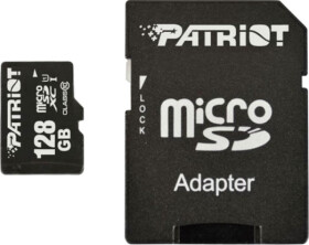 Карта памяти Patriot LX Series microSDXC 128 ГБ с SD-адаптером