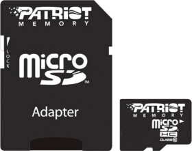 Карта памяти Patriot LX Series microSDHC 16 ГБ с SD-адаптером