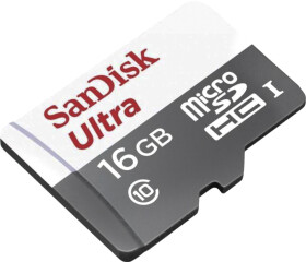 Карта памяти SanDisk Ultra Light microSDHC 16 ГБ с SD-адаптером