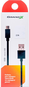 Кабель Grand-X PM025B USB - Micro USB 2,5 м