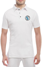 Футболка мужская Globuspioner поло BMW Is Life белый спереди