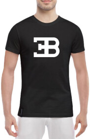 Футболка мужская Globuspioner классическая Bugatti черный спереди
