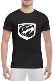 Футболка мужская Globuspioner классическая Dodge Viper черный спереди