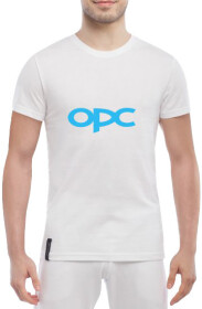 Футболка мужская Globuspioner классическая Opel Astra Opc белый спереди