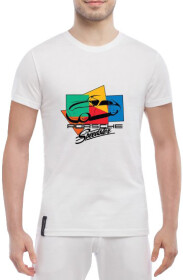 Футболка мужская Globuspioner классическая Porsche Speedster белый спереди