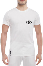 Футболка чоловіча Globuspioner класична Toyota Mini Sign біла принт спереду