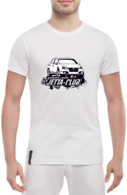 Футболка мужская Globuspioner классическая Jetta Сlub белый спереди