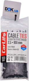 Стяжка Carlife BL25X100 100 мм 2,5 мм 100 шт