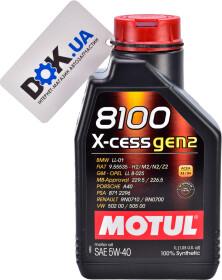 Моторна олива Motul 8100 X-Cess gen2 5W-40 синтетична