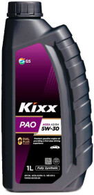 Моторное масло Kixx PAO A3/B4 5W-30 синтетическое